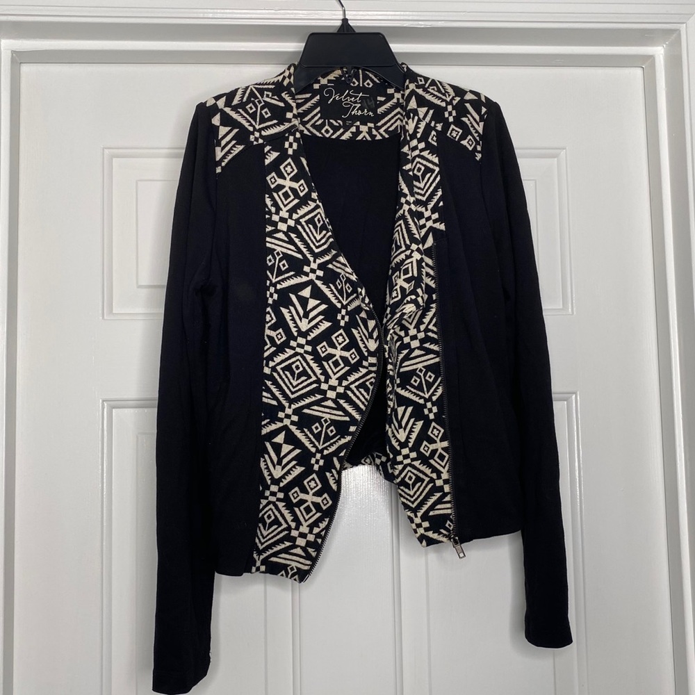 Tribal Aztec Blazer Jacket